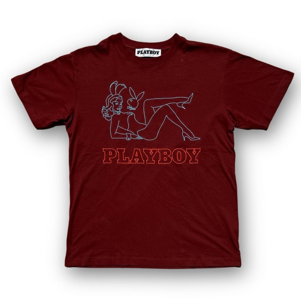 NWT Playboy Vegas embroidered graphic tee S